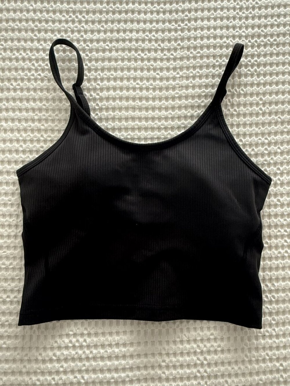 Lululemon Align Cami Tank Top Size 6 Black Built-In Bra